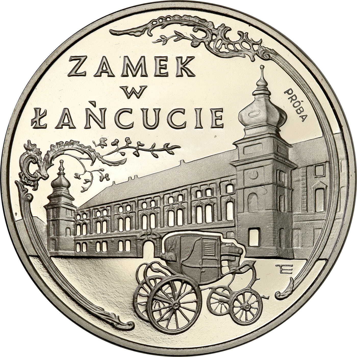 PRL. PRÓBA Nikiel 300 000 złotych 1993 – Zamek w Łańcucie